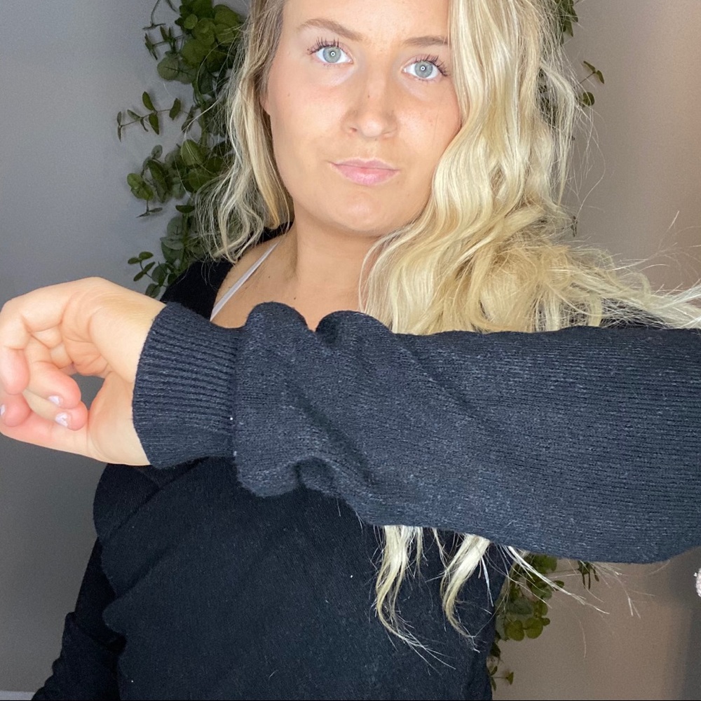 Anthropologie Wrap Front Sweater XS_6